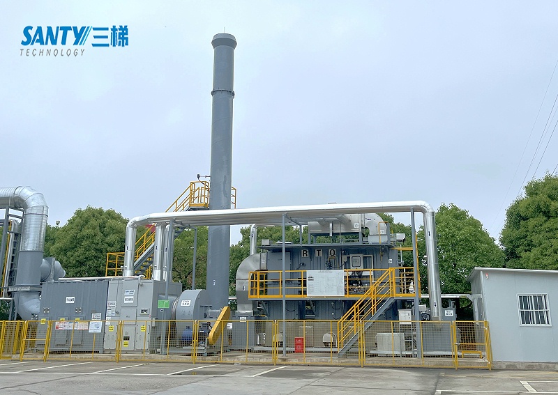 噴涂廢氣處理 轉輪+RTO 江蘇三梯環境