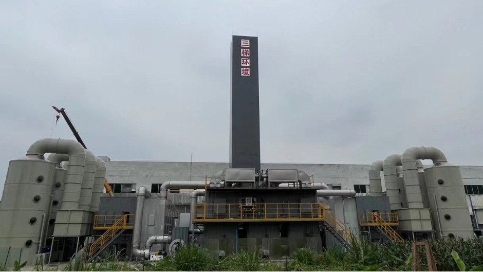 陽晨廚具廢氣治理 沸石轉輪+蓄熱式焚燒爐RTO案例